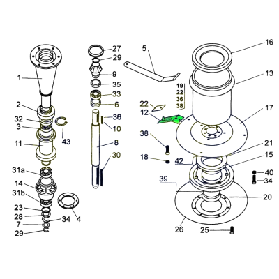 #0402 drziak nozov 135
